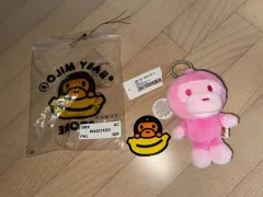 BAPE エイプ　ベビーマイロ 合成皮革　キーチェーン ラスト1個 BAPE エイプ ベビーマイロ 合成皮革 キーチェーン ラスト1個 A