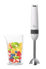 【新着商品】離乳食 スムージー ハンドミキサー 1台2役 (つぶす/混ぜる) 電動 ボトル食洗機対応 Votre ハンドブレンダー 軽量 ホワイト [山善] YHBA-S120(W)