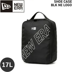 ニューエラ シューズバッグ NEWERA シューズケース ニューエラロゴ ブラック 約17L ポリエステル