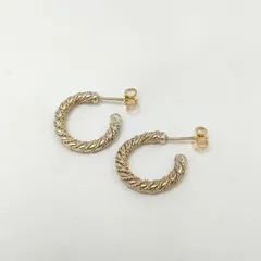 ✨️Tiffany&Co.✨️ティファニー ツイスト フープピアス 18金 シルバー925 6.6g