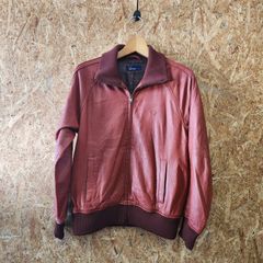 FRED PERRY フレッドペリー レザートラックジャケット