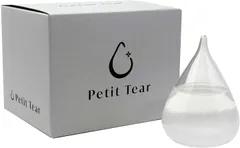 Petit Tear ストームグラス カラーガラス 手のひらサイズ 結晶 インテリア 置物( クリア,  レギュラー)のサムネイル