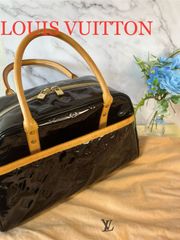 ⑮Louis Vuitton ルイヴィトン ヴェルニ ハンドバッグ トンプキンススクエア ブラック 黒