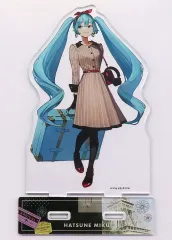 【中古】アクリルスタンド・アクリルパネル 初音ミク(Art by よむ/グリーン) Bon Voyageテーマ アクリルスタンド 「VOCALOID」