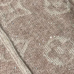 LOUISVUITTON エシャルプ モノグラム グリッター マフラー 中古・古着通販】LOUIS VUITTON (ルイ ヴィトン) エシャルプ