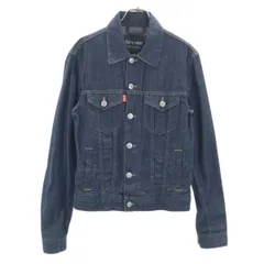 CARE LABEL ケアレーベル イタリア製 デニムジャケット XS インディゴ ジージャン トラッカー メンズ 古着