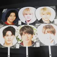 #ae キンプリ King&Prince 平野紫耀 ジャンボ うちわ 6枚 セット まとめ 2018〜2022 コンサートツアー グッズ [935241] k01