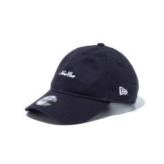 NEW ERA キッズ Youth 9TWENTY スクリプトロゴ ネイビー × ホワイトのサムネイル