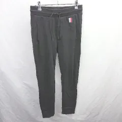 ◇ Θ TOMMY HILFIGER トミーヒルフィガー ジョガー パンツ サイズXS ブラック メンズ E  【1506110011282】