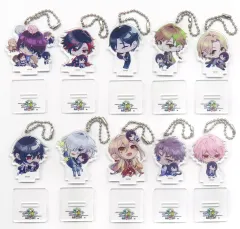 【中古】キーホルダー [単品] 集合 描きおろしちびキャラアクリルスタンドキーチェーン10個セット 「Switchソフト 9 R.I.P. sequel スペシャルステラセット」 同梱特典