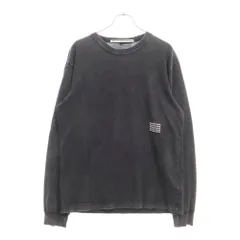 ALEXANDER WANG (アレキサンダーワン) フロントロゴプリント 長袖Tシャツ カットソー ブラック UCC3221537のサムネイル
