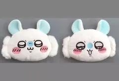 【中古】クッション・本体 全2種セット おかおクッション 「ちいかわマーケット ちいかわくじ ちいかわ なんか小さくてかわいいやつ 褒めろッ モモンガだらけくじ」 C賞