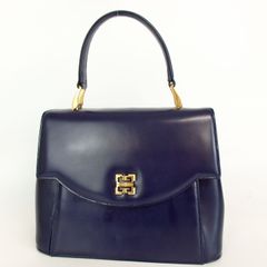 GIVENCHY ジバンシー 4G ロゴ ハンドバッグ ブルー