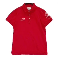 サイズ：2 23区GOLF ニジュウサンクゴルフ 20周年 半袖ポロシャツ  レッド系 [240101426761] ゴルフウェア レディース ストスト