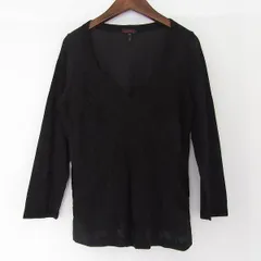 #anc エスカーダ ESCADA セーター・ニット 38 黒 Vネック イタリア製 美品 レディース [861558]のサムネイル