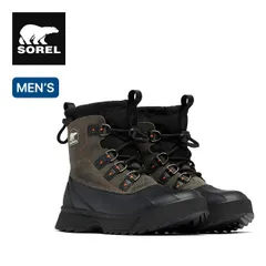 【良品】SOREL カリブー　スノーブーツ　28cm ブラック　ウォータールーフ カリブー ウォータープルーフ(25 Buff)│SOREL（ソレル）公式サイト