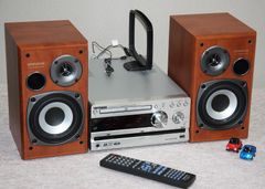 KENWOOD CD/USB/SD×２基搭載ミニコンポRD-UDE77リモコン付