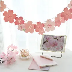 【数量限定】室内デコレーション 桜吹雪 お花見 吊り下げ 春の雰囲気づくり プルフラッグ ガーランド ガーランド 雛祭り 壁掛け ペーパーフラワー 飾り付け 飾り さくら 6本セット 誕生日 桜 パーティー飾り siawadeky