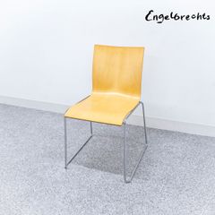【展示品】Engelbrechts エンゲルブレヒト Chairik 107 チェリックチェア ダイニング オフィス アームレス チェア スタッキング プライウッド エリック・マグヌッセン【2】