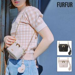 【新作10%OFF】 【即納】ファーファー FURFUR バッグ 25春夏 マイクロキルティングバニティバッグ 小物 ショルダーバッグ キルティング rwgb252503