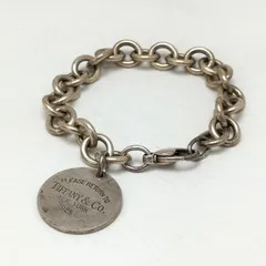 ✨️Tiffany&Co.✨️ティファニー リターントゥ ラウンドタグ ブレスレット シルバー925 36.7ｇ