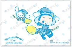【中古】マグネット・磁石 あいこ＆シナモロール(ホウキ) 「おジャ魔女どれみ×サンリオキャラクターズ トレーディング缶マグネット」