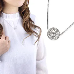 パヴェボール ネックレス ペンダント パヴェ シルバー レディースネックレス 宝石 人工ダイヤモンド シンプル 上品 カジュアル プレゼント