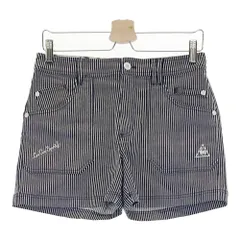 サイズ：11 LE COQ GOLF ルコックゴルフ  ショートパンツ ストライプ柄 ネイビー系 [240101375105]# ゴルフウェア レディース ストスト