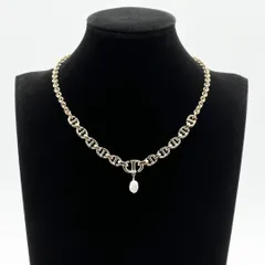 【定価13.5万・高級】ディオール　レディース　ネックレス　ペンダント　パール