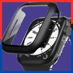 【即日発送】Series 10/9/8/7/6/5/4/SE2/SE 45mm ケース PC素材 強化ガラス アップルウォッチ Watch用 保護用カバー 超薄型 高耐久 Apple 耐衝撃 高透過率 指紋防止 for for Apple Watch用 POL