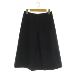 マッキントッシュ ロンドン MACKINTOSH LONDON タックフレアスカート ロング 38 ネイビー /MY ■OS