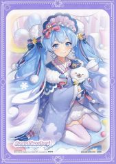[중고] 원화 일러스트 보드 SNOW MIKU 2023 A4 산 첨부 일러스트 초상화 Art by MAIRO