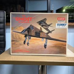 プラモデル　戦闘機　ステルス　ゴースト　LOCKHEED　F-117A　STEALTH　GHOST　ATTACK　BOMBER　1/72　アカデミー