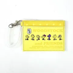 スヌーピー ウッドストック シングルパスケース ICカード 定期入れ SNOOPY