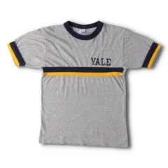 古着 80年代 チャンピオン Champion トリコタグ YALE イエール大学 リンガーTシャツ USA製 メンズM ヴィンテージ/eva001004