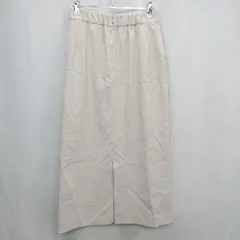 ◇ ⊂ COLLAGE GALLARDAGALANTE ロング丈 タイト スカート サイズ1 ベージュ レディース E  【1504210011379】