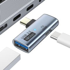 【USB-C & USB-A OTG変換アダプタ】100W PD急速充電｜10Gbps高速データ転送｜USB3.2対応｜iPhone 16/15/Switch/MacBook対応
