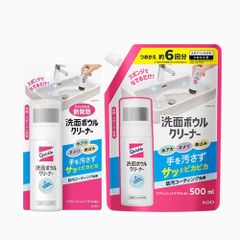 まとめ買い　クイックル洗面ボウルクリーナー （本体100ml＋詰め替え用500ml）