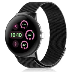 【迅速発送】ZoRoll バンド Google Pixel Watch 3 41 mm/Google Pixel Watch 2/Google Pixel Watch 対応 ステンレスバンド 磁気付き金属ベルト スマートウォッチバンド 調節可能 替えベルト交換