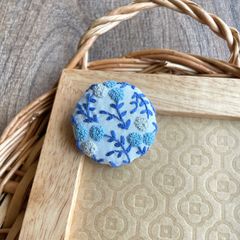 刺繍【ヘアゴム】【ポニーフック】【ブローチ】選べるパーツ　no.83