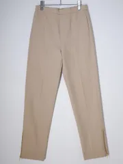 美品 エブリデイアイライク フラノスリットテーパードパンツ 裾ジップ EVERYDAY I LIKE. ドゥーズィエムクラス フラノスリット