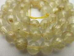 【AA】/【ゴールドルチルクォーツ】/玉size(約7.6㎜〜約7.9㎜)/1set(2玉)/1542k4