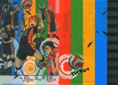 【中古】クリアファイル C.烏野(背景：カラフル) A4サイズ3ポケットクリアファイル 「ハイキュー!!」