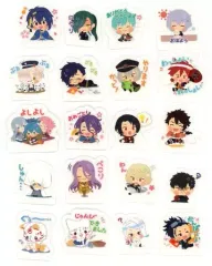 【中古】シール・ステッカー 集合 クリアステッカー20枚セット(三日月宗近あり) 「わんぱく!刀剣乱舞POP UP SHOP ～みんなにごあいさつ～」