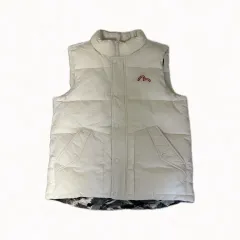 Evisu ダウンベスト S ベージュ 日本製 EVISU - Evis ダウンベスト S ベージュ 日本製の通販 by