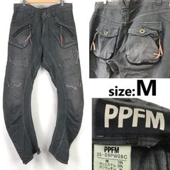 PPFM★注目ダメージ加工/カーゴパンツ【メンズM/股下85cm/グレー/gray】ズボン/ボトムス/Pants/Trouser◆BJ032-j