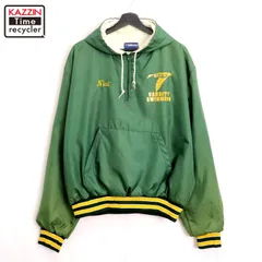 80s USA製 vintage Holloway スイミング ハーフジップ プルオーバー ナイロンジャケット メンズ 表記XLサイズ