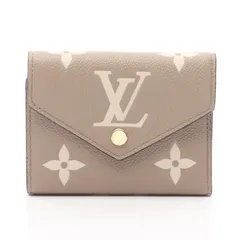 ルイ・ヴィトン LOUIS VUITTON 三つ折り財布 ポルトフォイユヴィクトリーヌ バイカラーモノグラムアンプラント トゥルトレール クレーム M81861 トゥルトレール/クレ-ム
