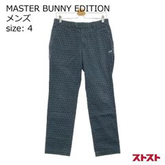 マスターバニーエディション メンズ パンツ サイズ6 グレー×チェック柄