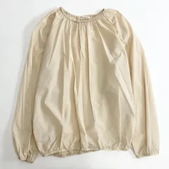 2c24 THE ROW ザ ロウ プルオーバーブラウス S アイボリー 米国製 PU BLOUSE 春夏 トップス 透け感のサムネイル